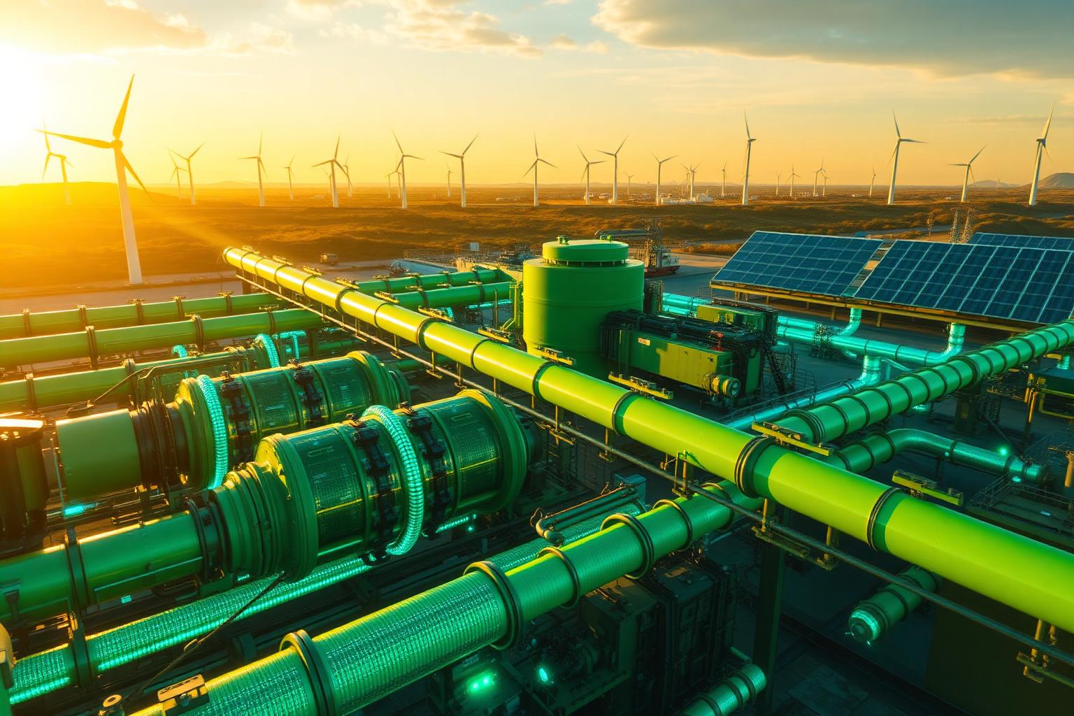 Green hydrogen production facility